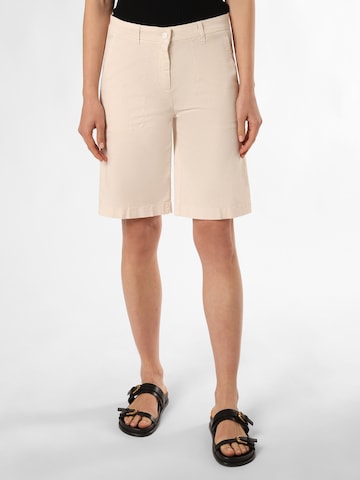 Cambio Regular Pants 'Stella' in Beige: front