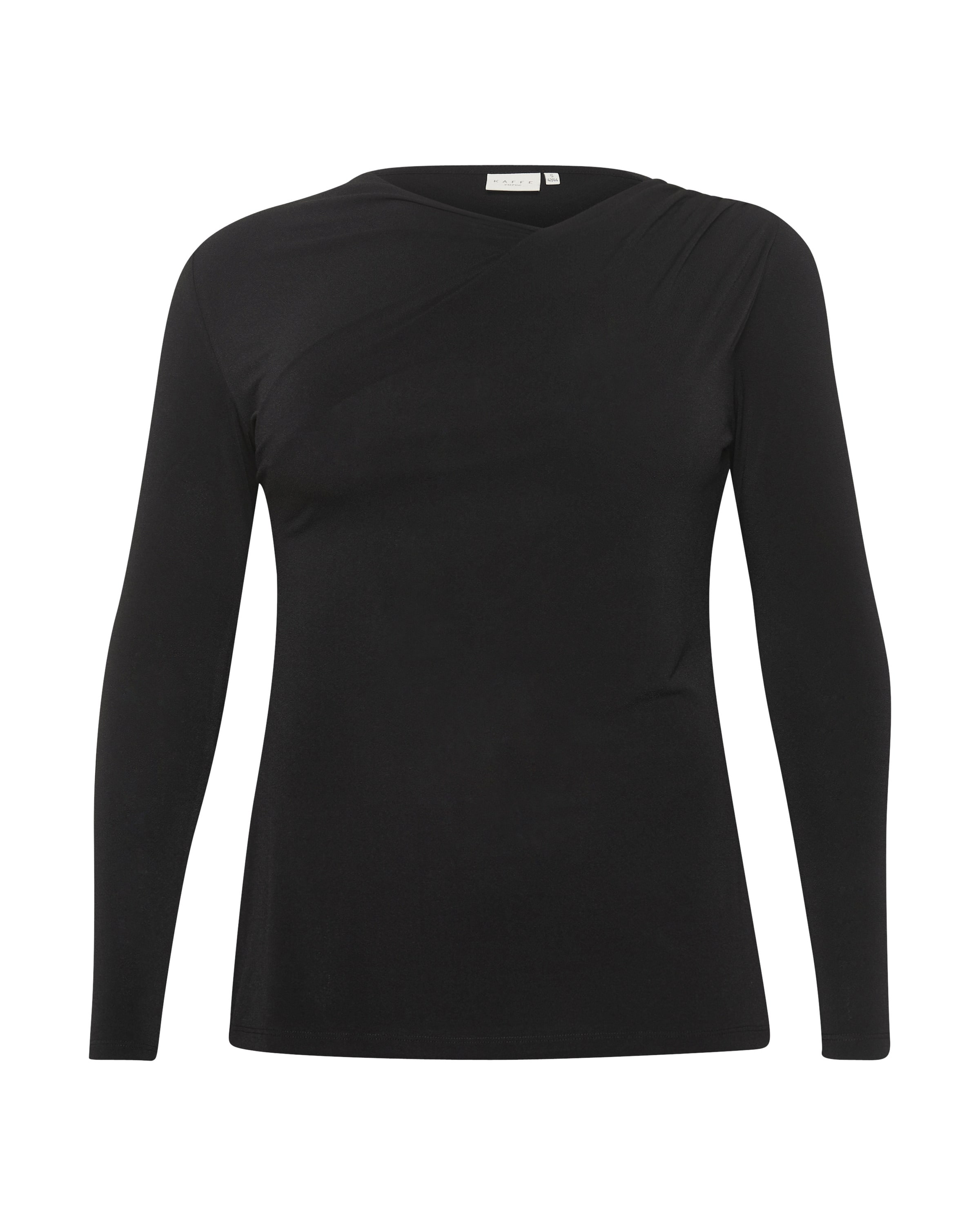 KAFFE CURVE Shirts 'KC Aidi' i sort: forside