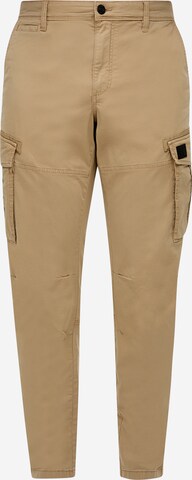 Coupe slim Pantalon cargo s.Oliver en marron : devant