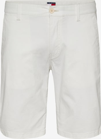 Tommy Jeans Брюки-чинос 'SCANTON' в Белый: спереди