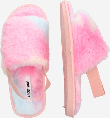 ABOUT YOU Slippers 'Jenny' in Mixed colors