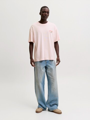 JACK & JONES Póló 'JORPOST' - rózsaszín