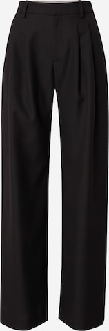 Won Hundred - Loosefit Pantalón plisado 'Camille' en negro: frente