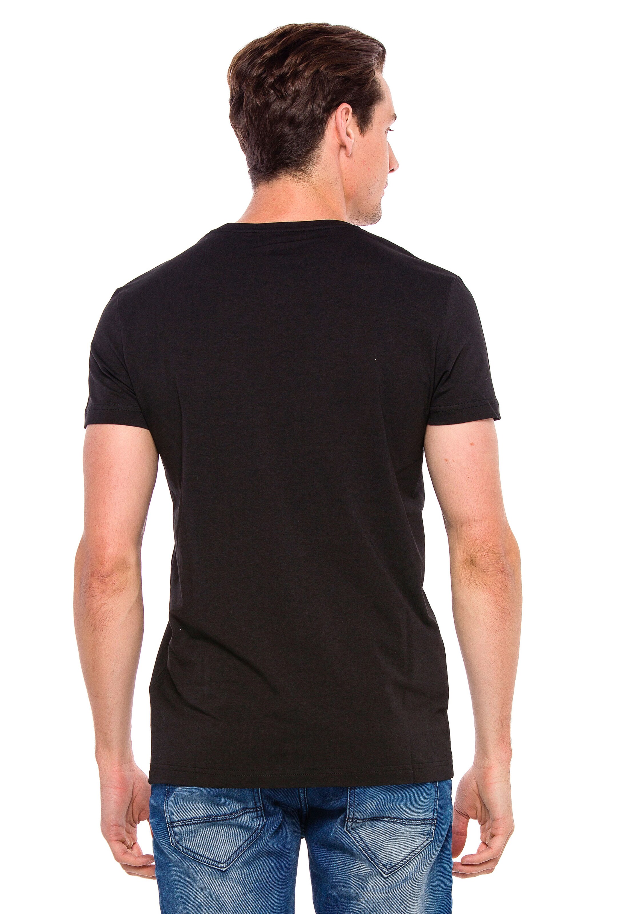 CIPO & BAXX Shirt in Zwart