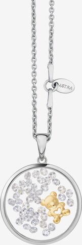 Astra Necklace 'TEDDY BEAR' in Silver: front