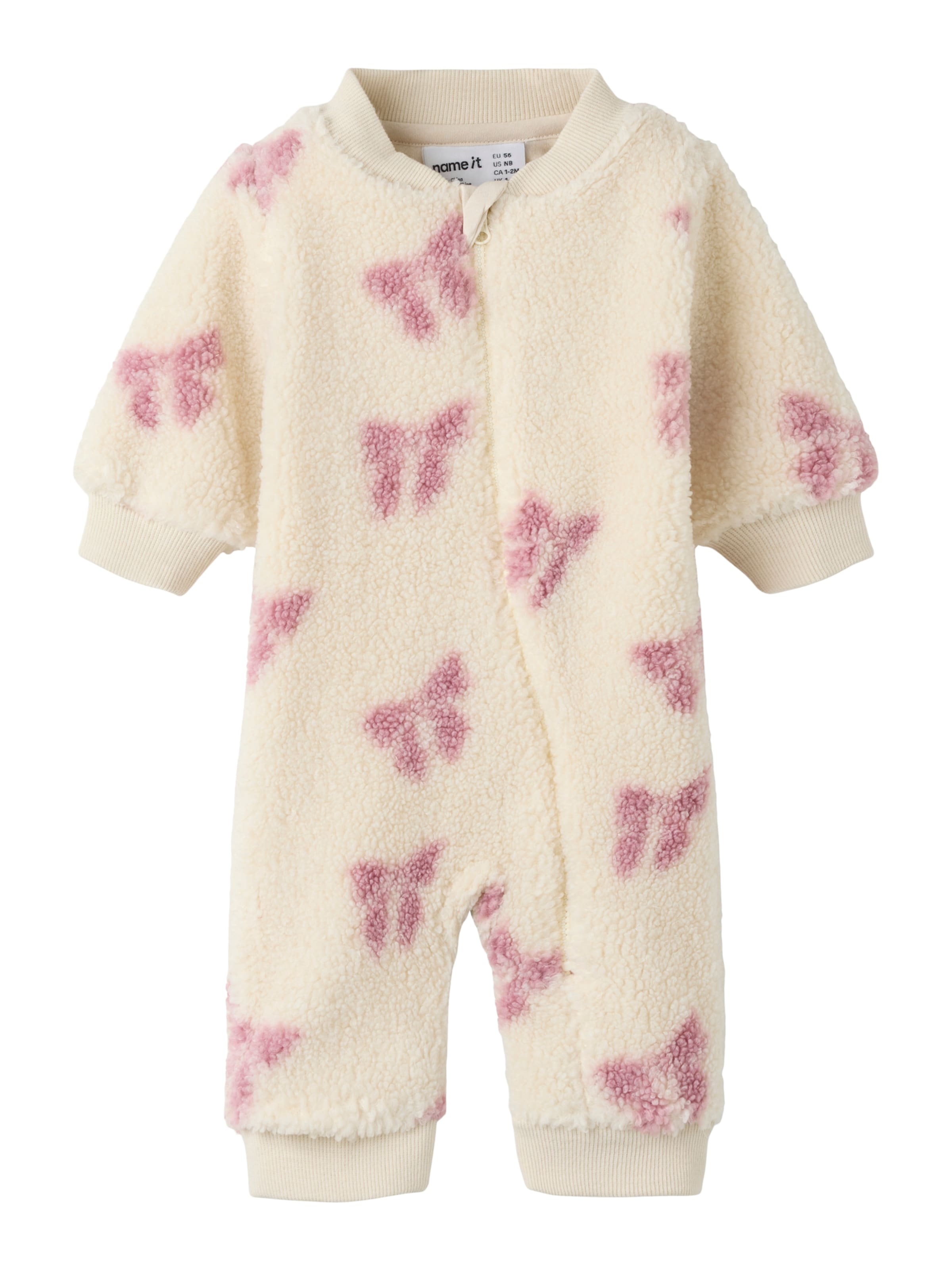 NAME IT Dungarees 'NBFOLAJA' in Beige: front
