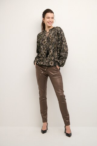 Cream Blouse 'Amanda' in Grijs