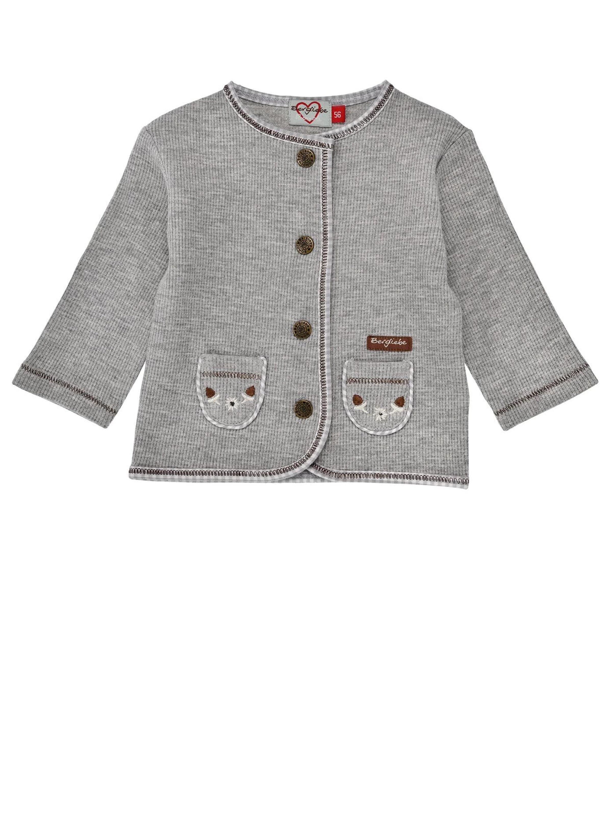 BONDI Strickjacke‌‌ in Grau: Vorderseite