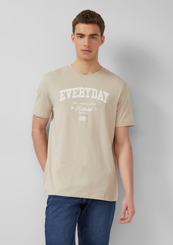 s.Oliver Shirt in Beige: front