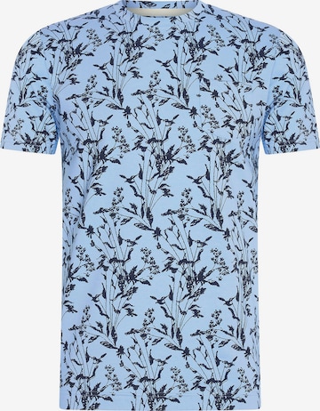 4funkyflavours Shirt 'Pick Somebody Up' in Blauw: voorkant