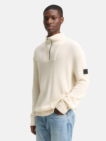 Pull-over TOM TAILOR DENIM en blanc