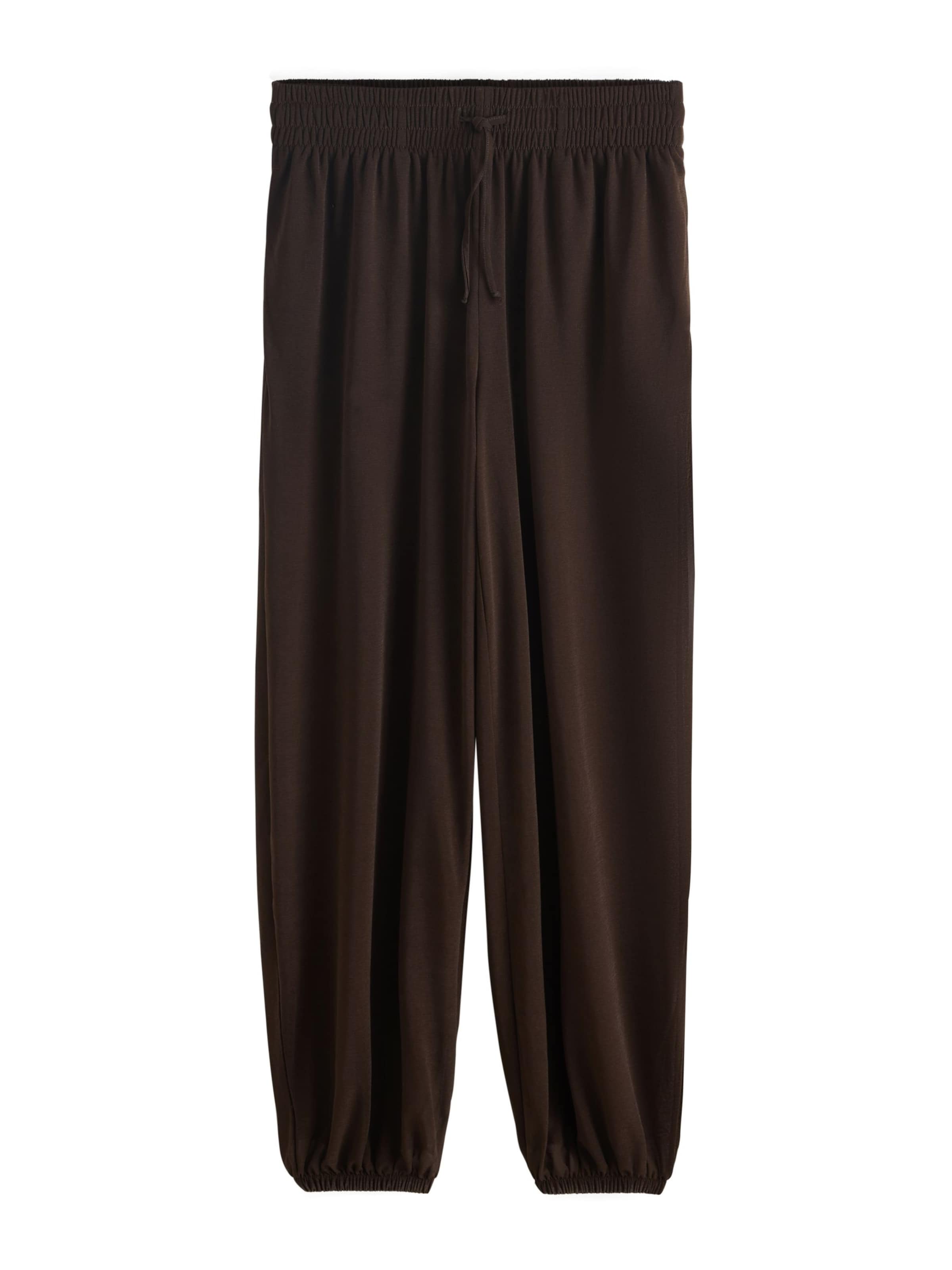 Next Tapered Broek in Bruin: voorkant