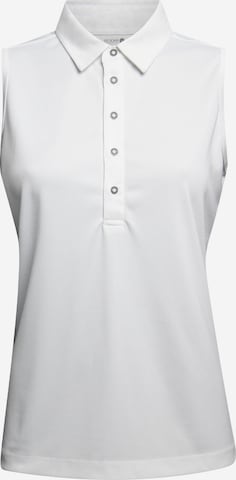 Backtee Top in White: front