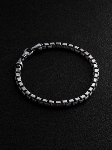 REYTEL Armband 'El CAMINO' in Zilver: voorkant