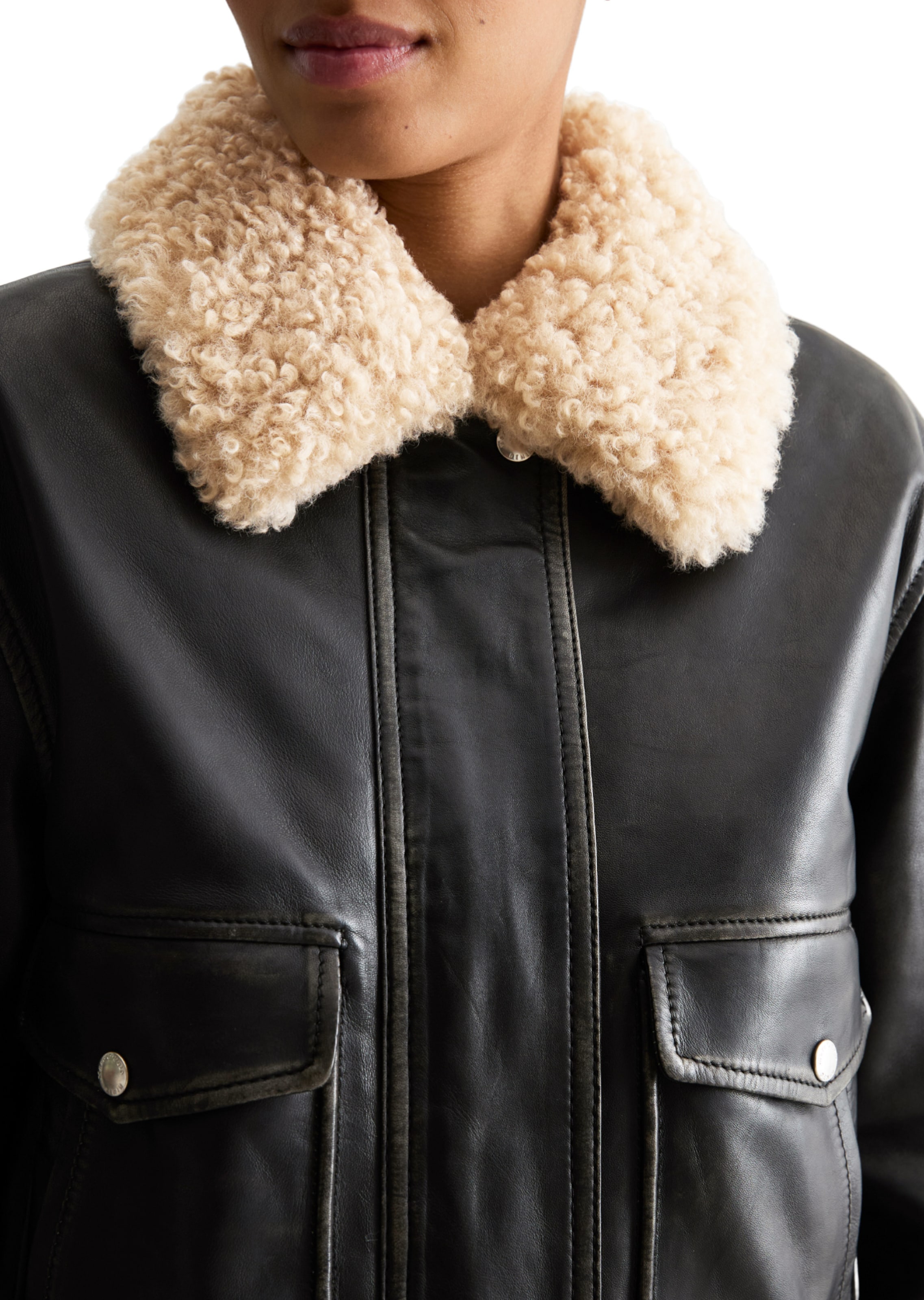 Marc O'Polo DENIM Between-season jacket in Black