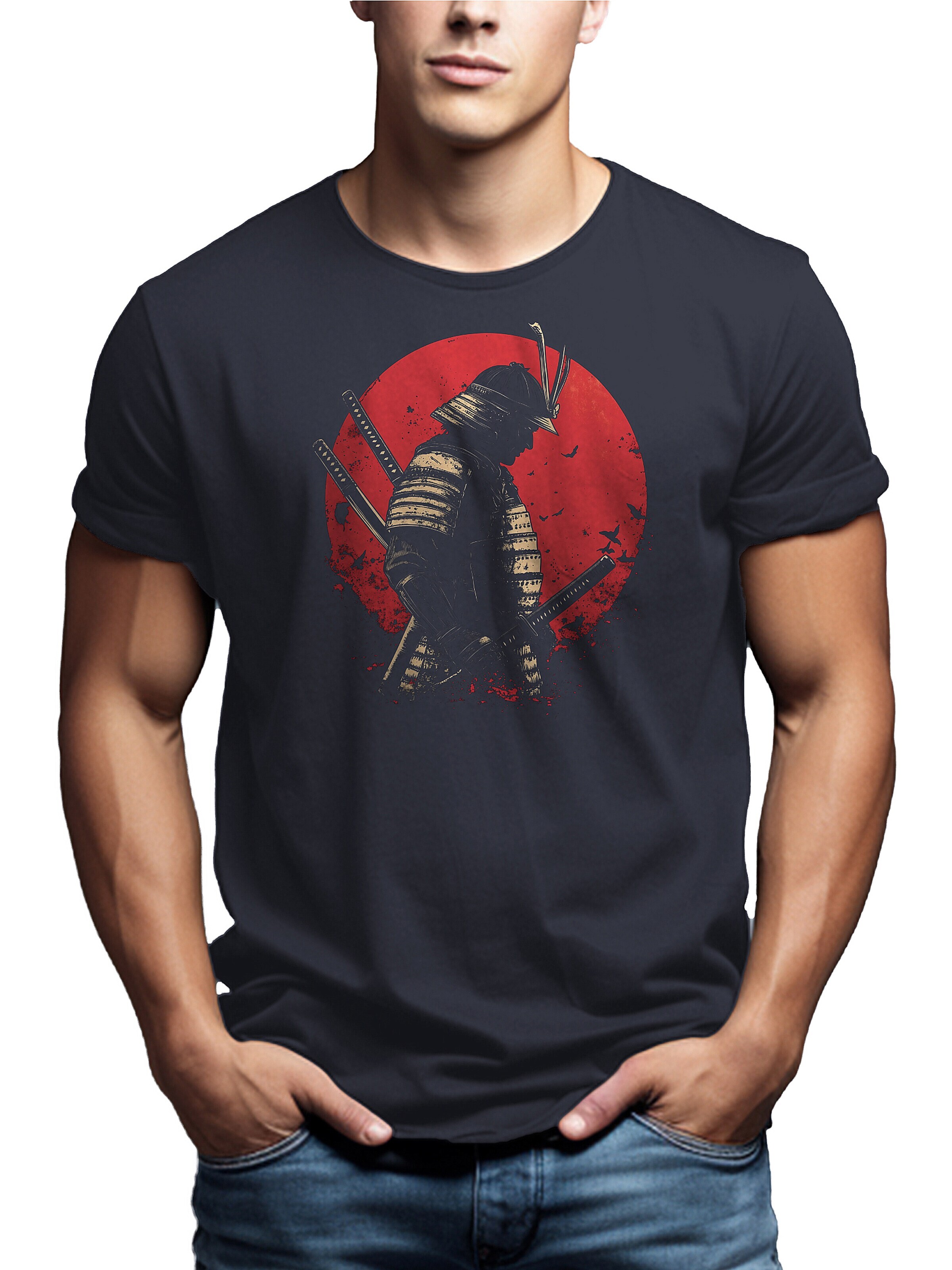 MAKAYA Shirt 'Samurai' in Grey