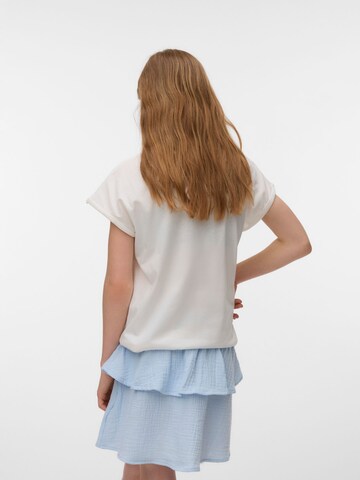 Vero Moda Girl - Camiseta 'VMNanna' en blanco