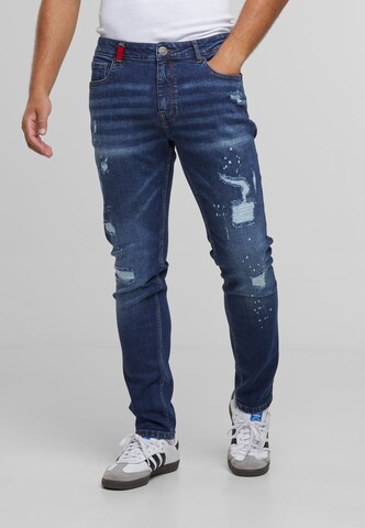 2Y Premium Slim fit Jeans 'Emilio' in Blue