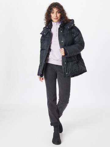 Abercrombie & Fitch Jacke in Schwarz