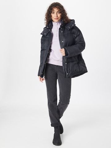 Abercrombie & Fitch Winter jacket in Black
