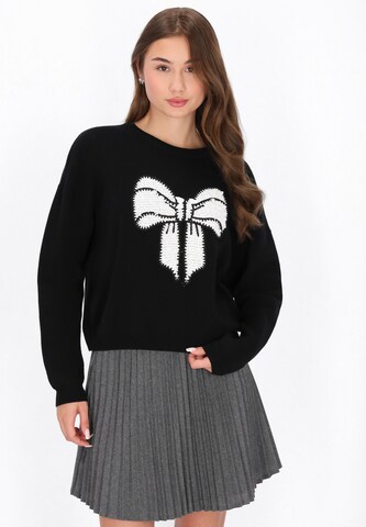 Pull-over MYMO en noir : devant