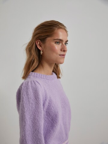 PIECES Pullover 'Hayan' in Lila