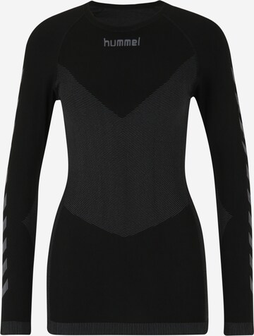 Coupe regular Base Layer Hummel en noir : devant