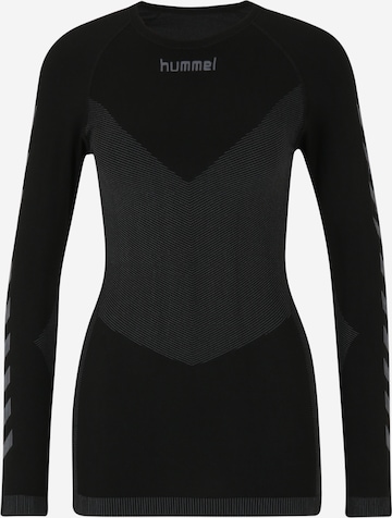 Coupe regular Base Layer Hummel en noir : devant