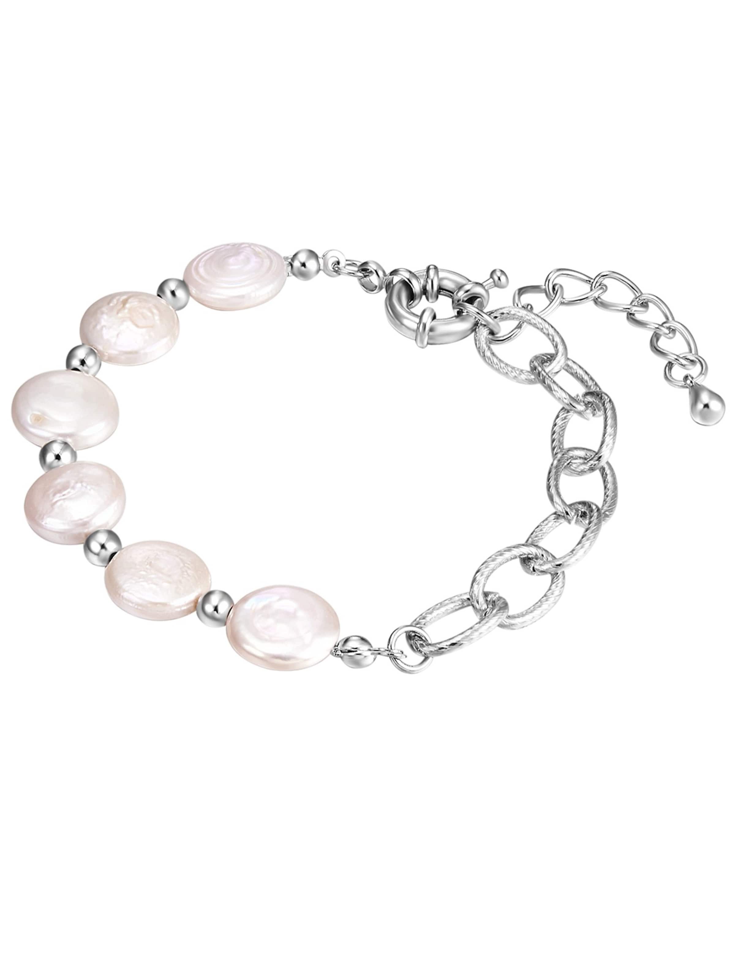 Lulu & Jane Bracelet in Silver: front