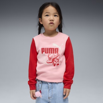 PUMA Sweatshirt 'Little Runners' in Pink: front
