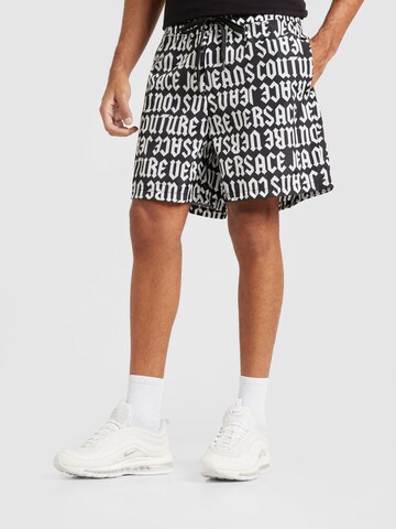 Loosefit Pantaloni di Versace Jeans Couture in nero: frontale