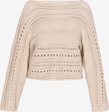 faina Pullover in Beige: Vorderseite