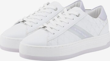 TOM TAILOR Sneakers in White