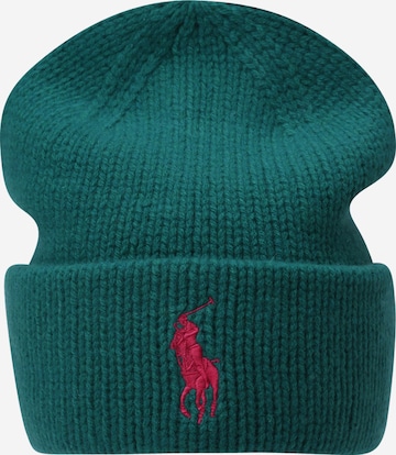 žalia Polo Ralph Lauren Megzta kepurė