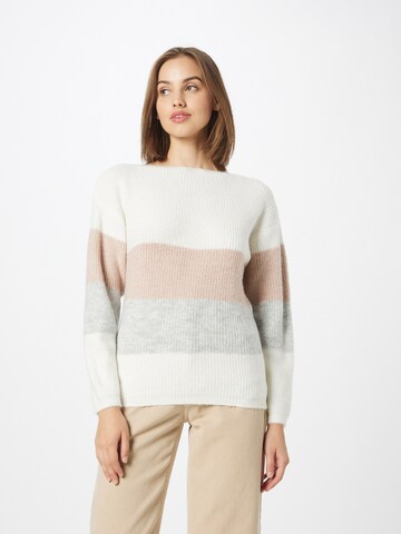 ABOUT YOU Sweater 'Sally' in White: front