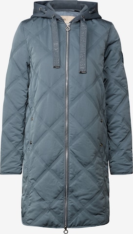STREET ONE Between-Seasons Coat in Blue: front