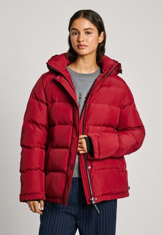 Giacca invernale 'BIBI' di Pepe Jeans in rosso: frontale