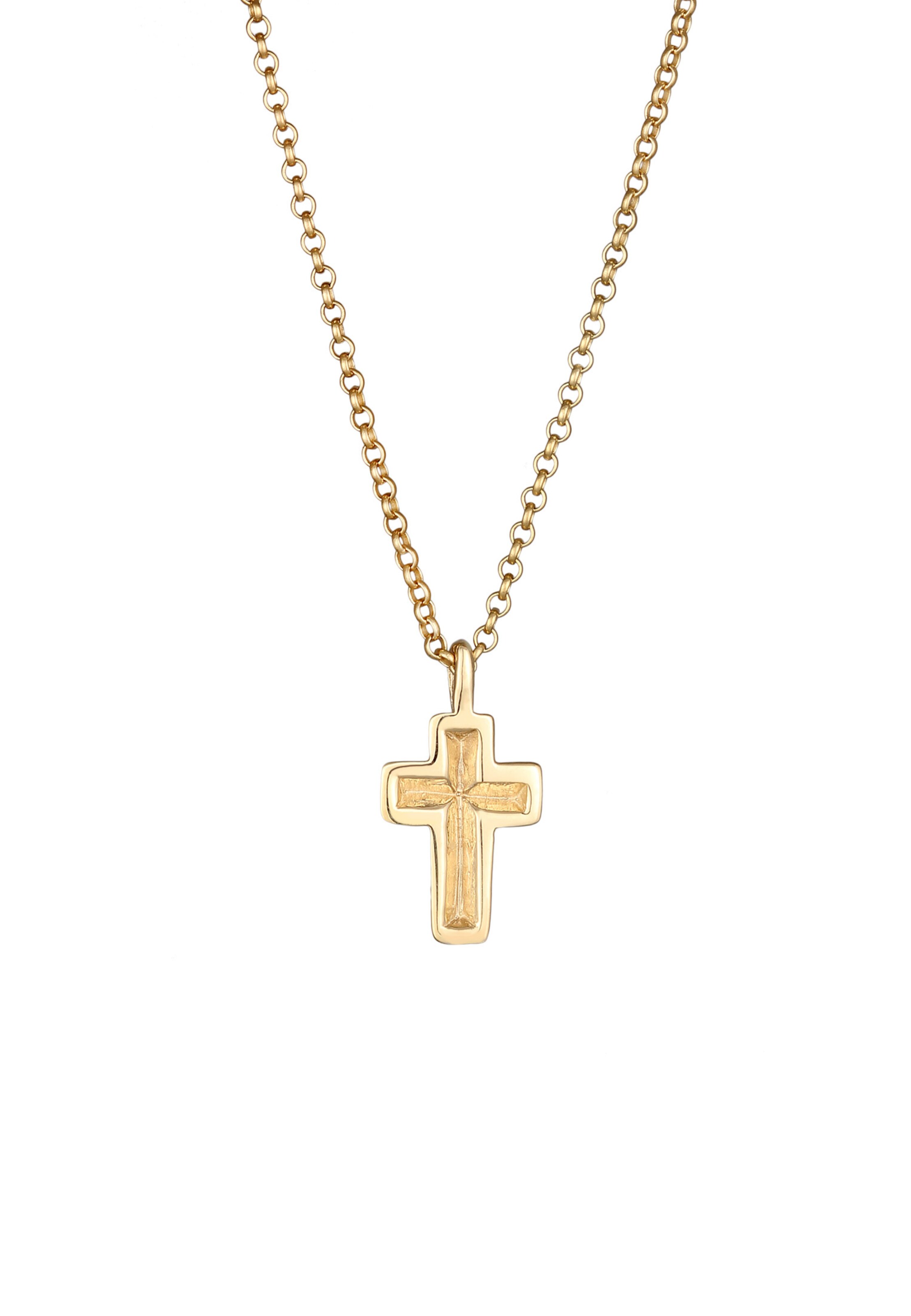 KUZZOI Ketting 'Kreuz' in Goud