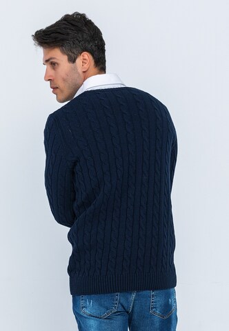 Pull-over 'Matteo' Giorgio di Mare en bleu