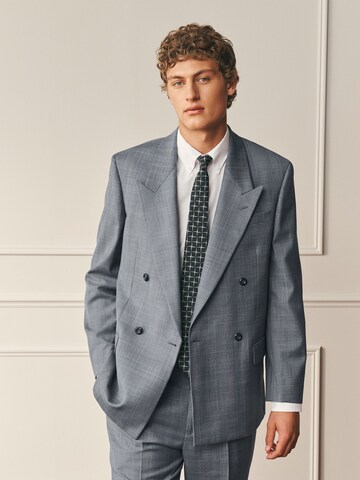 Next Regular fit Blazer 'Archive Prince Of Wales' in Grey