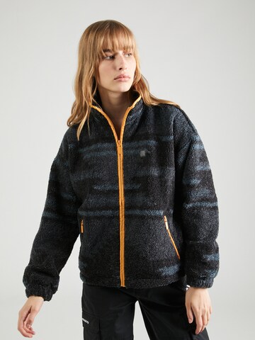 mazine Fleece jas 'Salida' in Zwart: voorkant