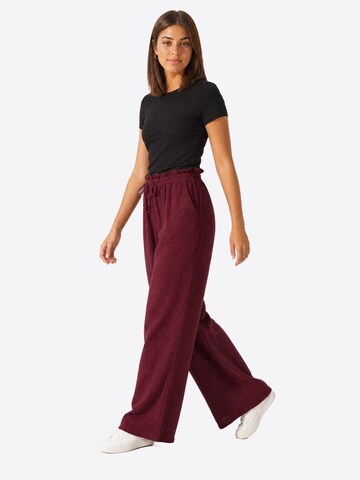 Wide Leg Pantalon ' Liska ' Seasons of April en rouge
