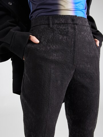 Elias Rumelis Slim fit Trousers with creases 'Alara' in Black