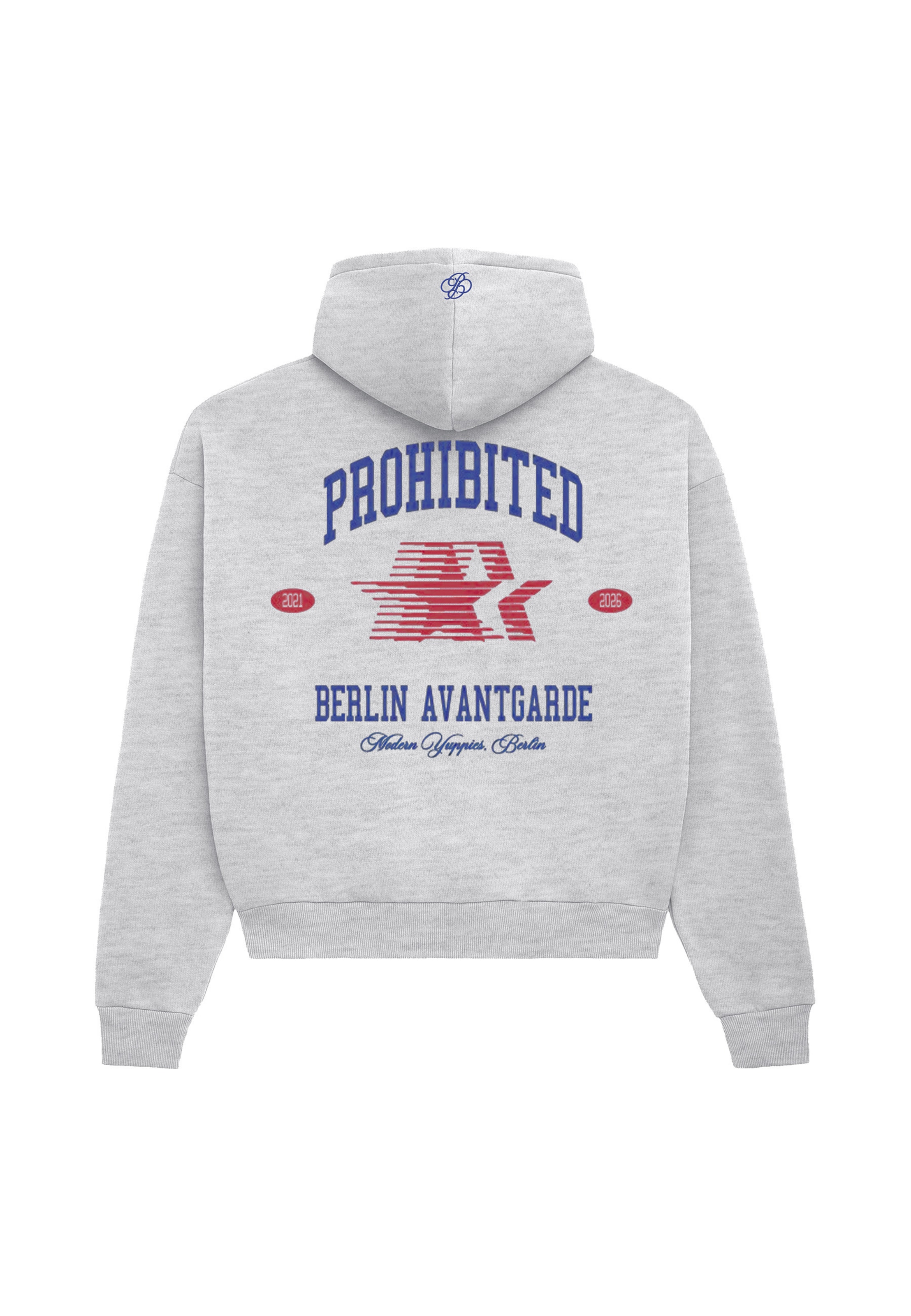 Prohibited Sweatshirt 'Berlin' in Grau: Vorderseite