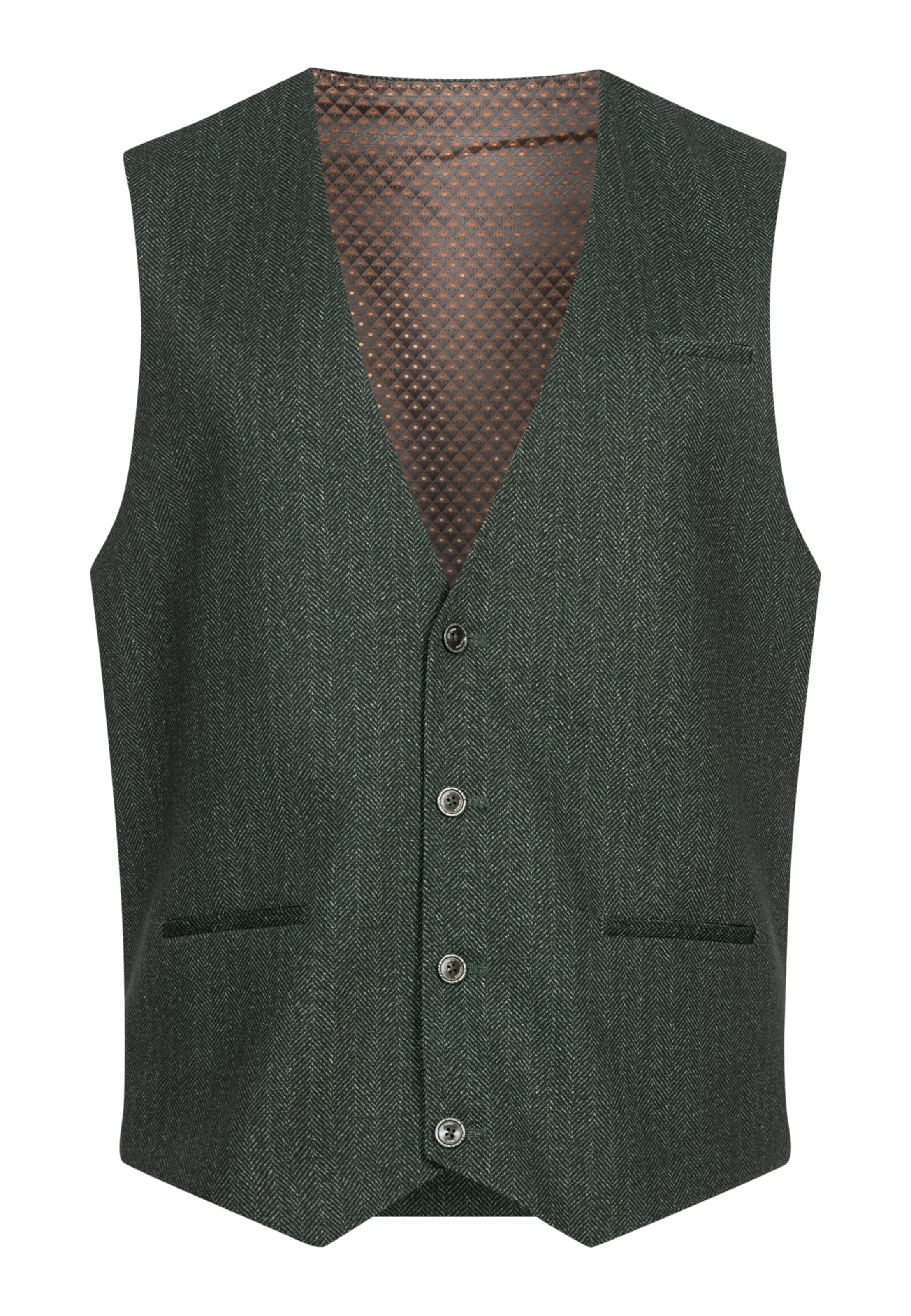 JEFF Gilet ' Luke ' in Groen: voorkant