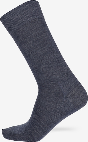 Chaussettes 'Gary' KUNERT en bleu : devant