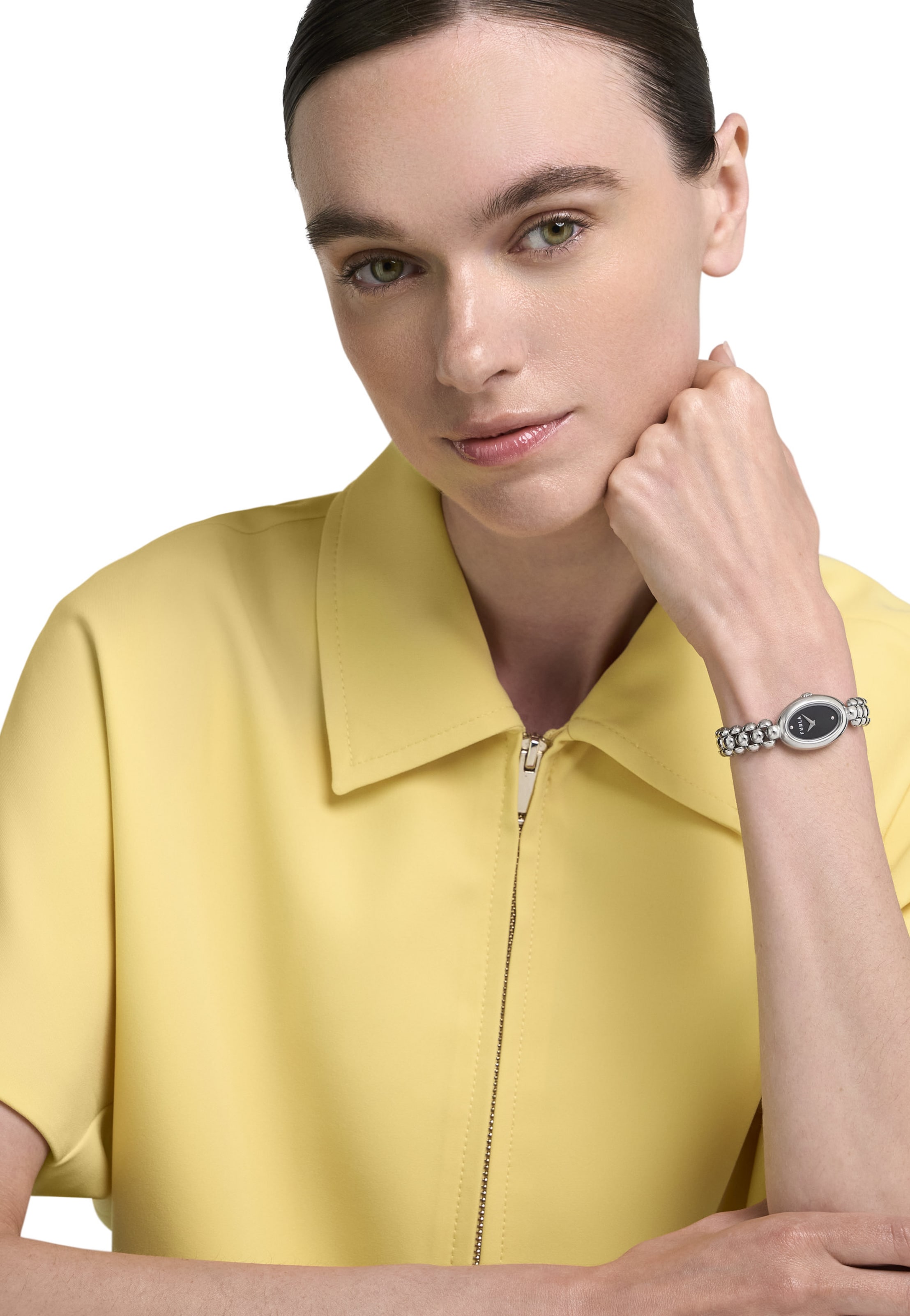 FURLA Analog watch 'Delizia' in Silver: front