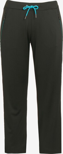 Ulla Popken Pantalon en bleu clair / noir, Vue avec produit