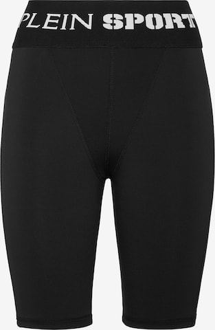Plein Sport Skinny Leggings in Schwarz: Vorderseite