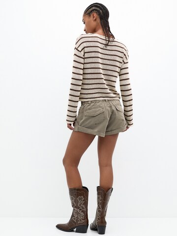 Pull-over Pull&Bear en marron